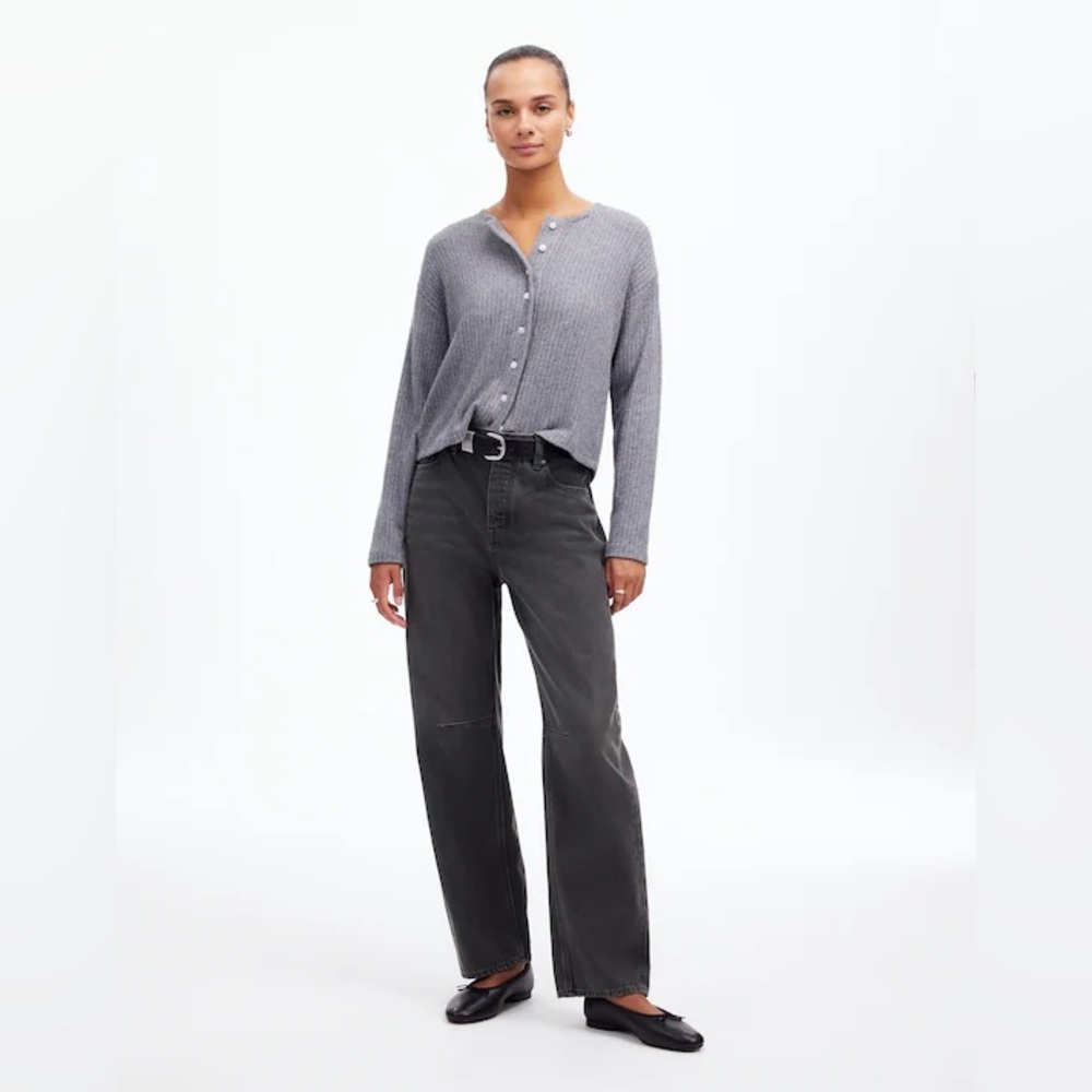 NWT Madewell The Darted Barrel-Leg Jean NR525
